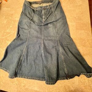 Ralph Lauren Jeans Blue Denim Skirt
